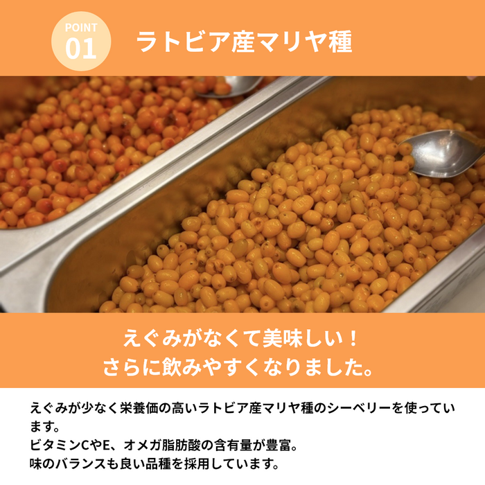 北欧産プレミアム シーベリージュース 250mL × 2
