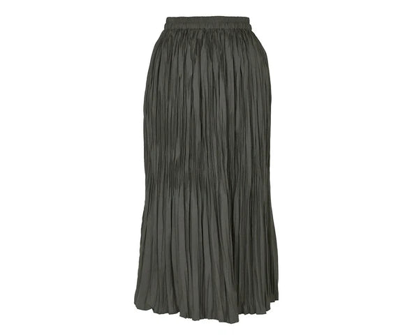 リネンMIXプリーツスカート