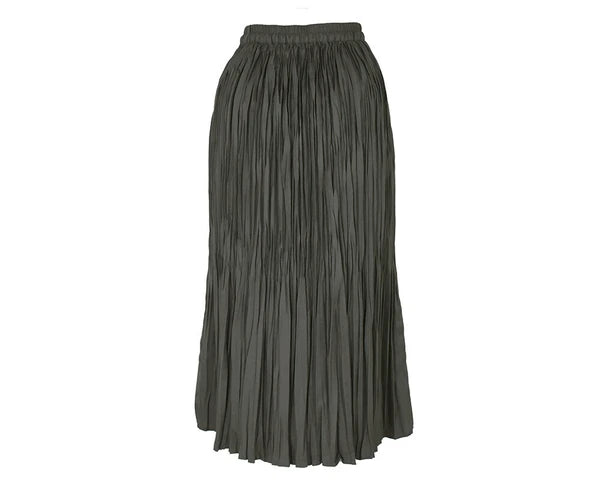 リネンMIXプリーツスカート