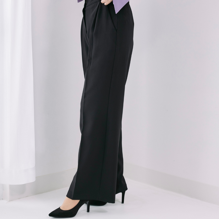 ワイドスラックスパンツ