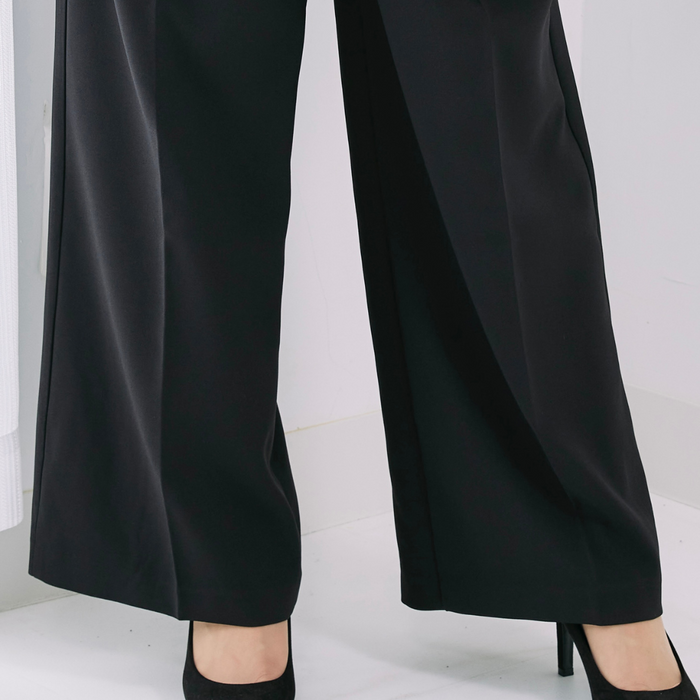 ワイドスラックスパンツ