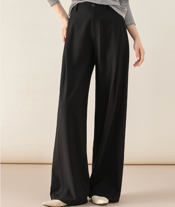 ワイドレッグスーツパンツ