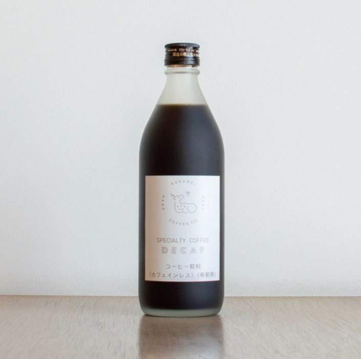 【ROKUMEI】ロクメイコーヒー カフェベース_組み合わせいろいろ2本セット（ブラック（無糖）／ハニー（微糖）／デカフェ（カフェインレス））