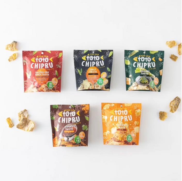 【チップる】トトチップル_全種類セット(しお・ソルテッドエッグスパイシー・わさび・チーズ・カレー)