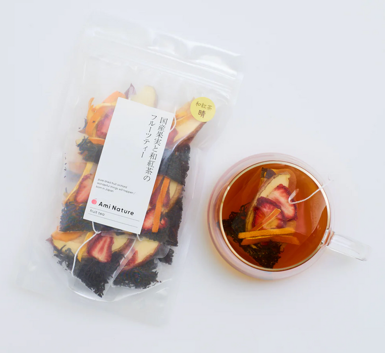 【AmiNature】国産果実と和紅茶のフルーツティー（ティーパックタイプ）＿10袋