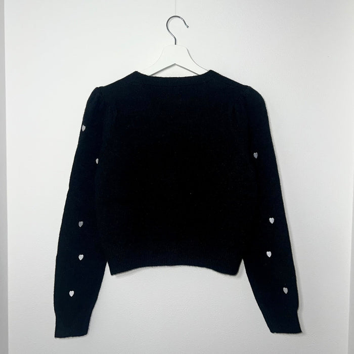 ハート刺繍カーディガン