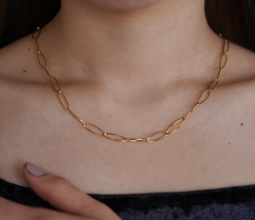 【JOJONO】つけっぱなし・細チェーンネックレス